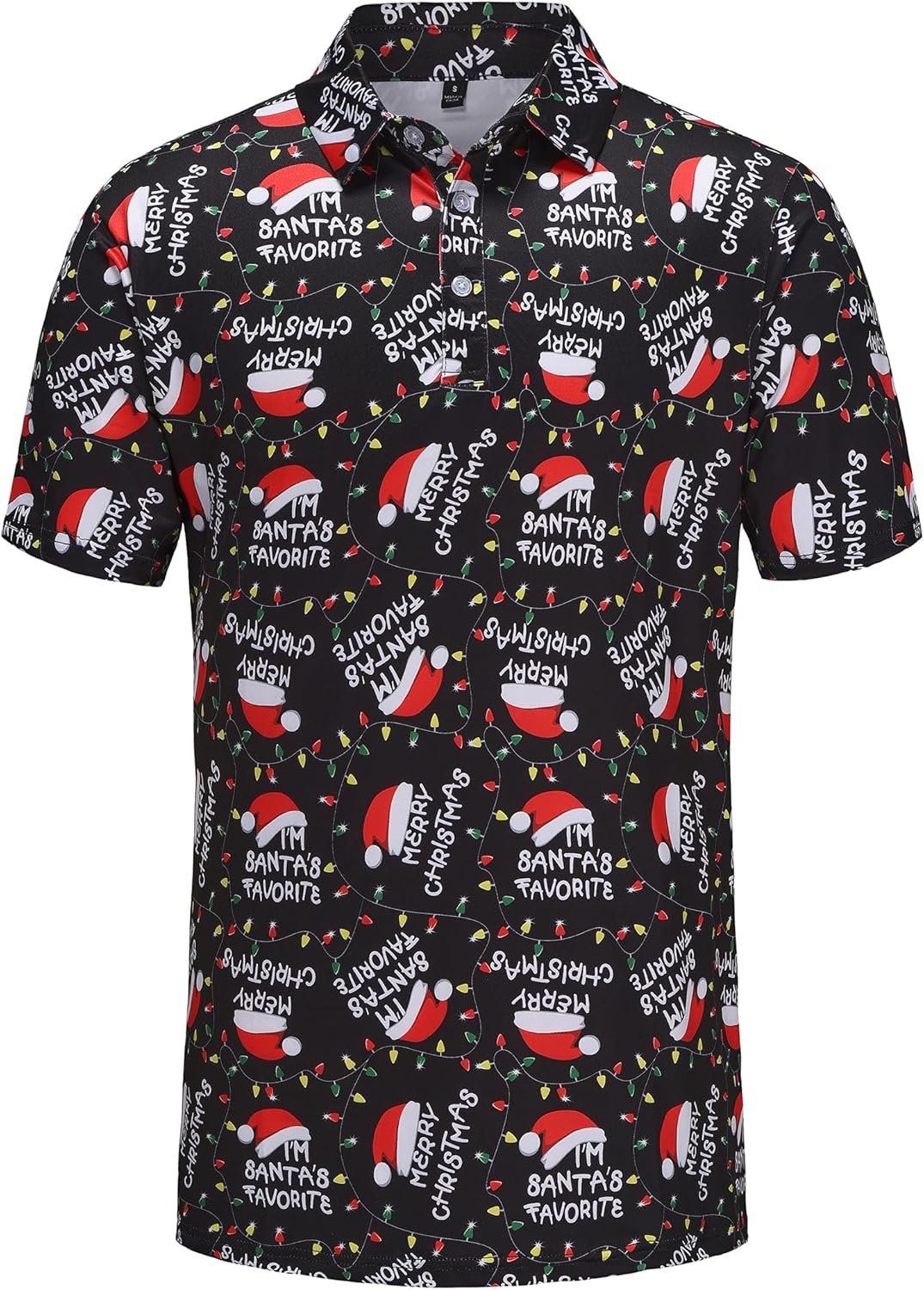 Men's Golf Polo Shirts Funny Golf Shirts for Men Performance Moisture Wicking Quick Dry Athletic Short Sleeve Shirts - Image 2