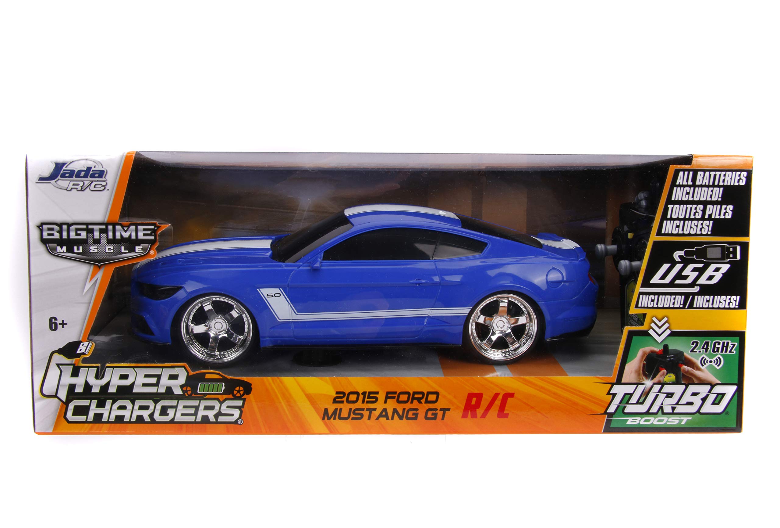 Jada Toys Big Time Muscle Hyperchargers RC - 2015 Ford Mustang Gt