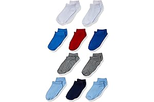 Baby and Toddler Low Cut Boys Socks, 4T