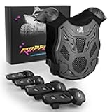 Kids Dirt Bike Gear - ROPPONGI Ran Series Thicken and Breathable Motocross Armor Suit for Boys and Girls, Youth Cycling Chest Protector for Mountain Biking and Motocross Riding