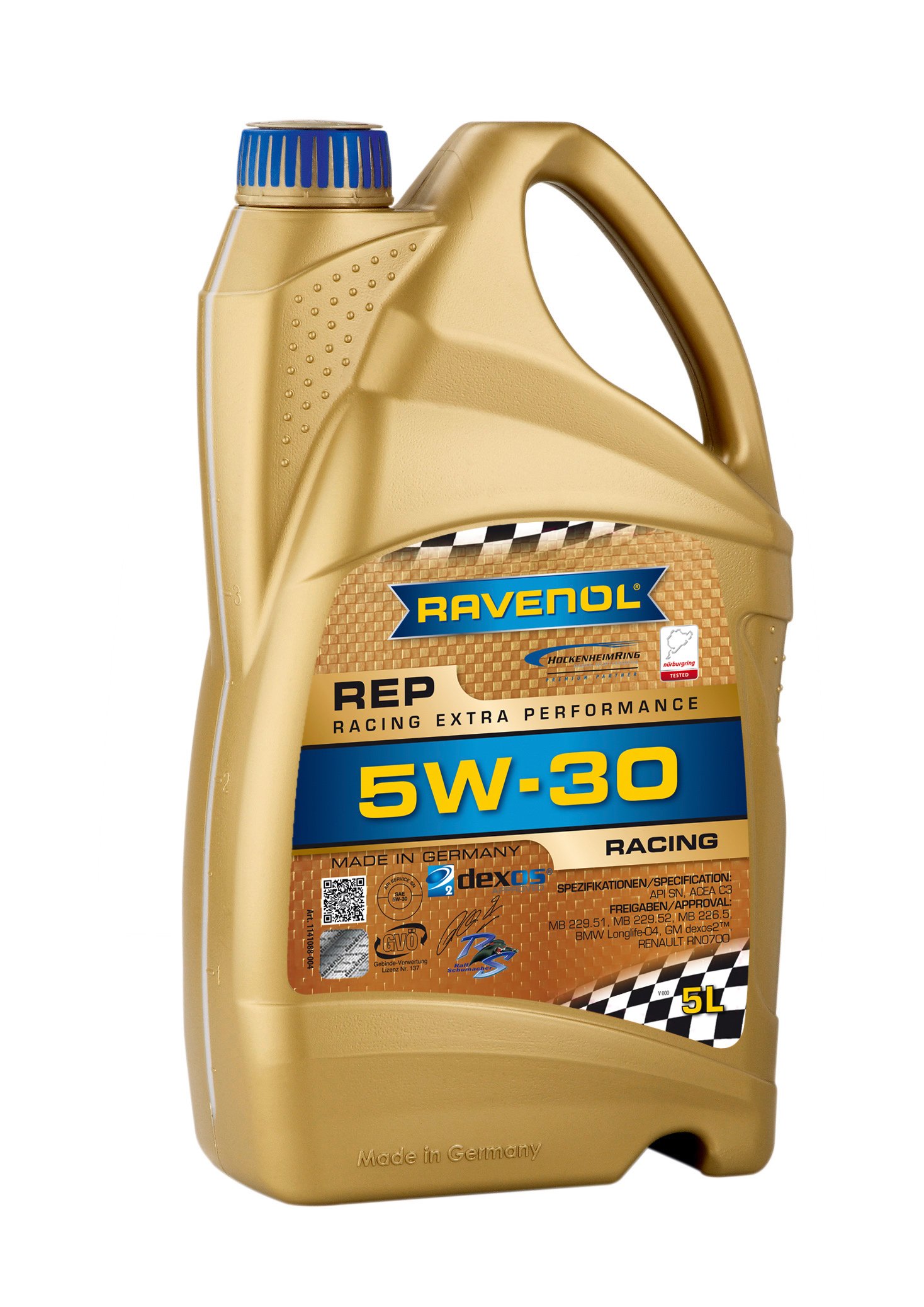 RAVENOL j1 a1734 SAE 5 W-40 Aceite de carreras – Rep Racing Extra rendimiento Full sintético