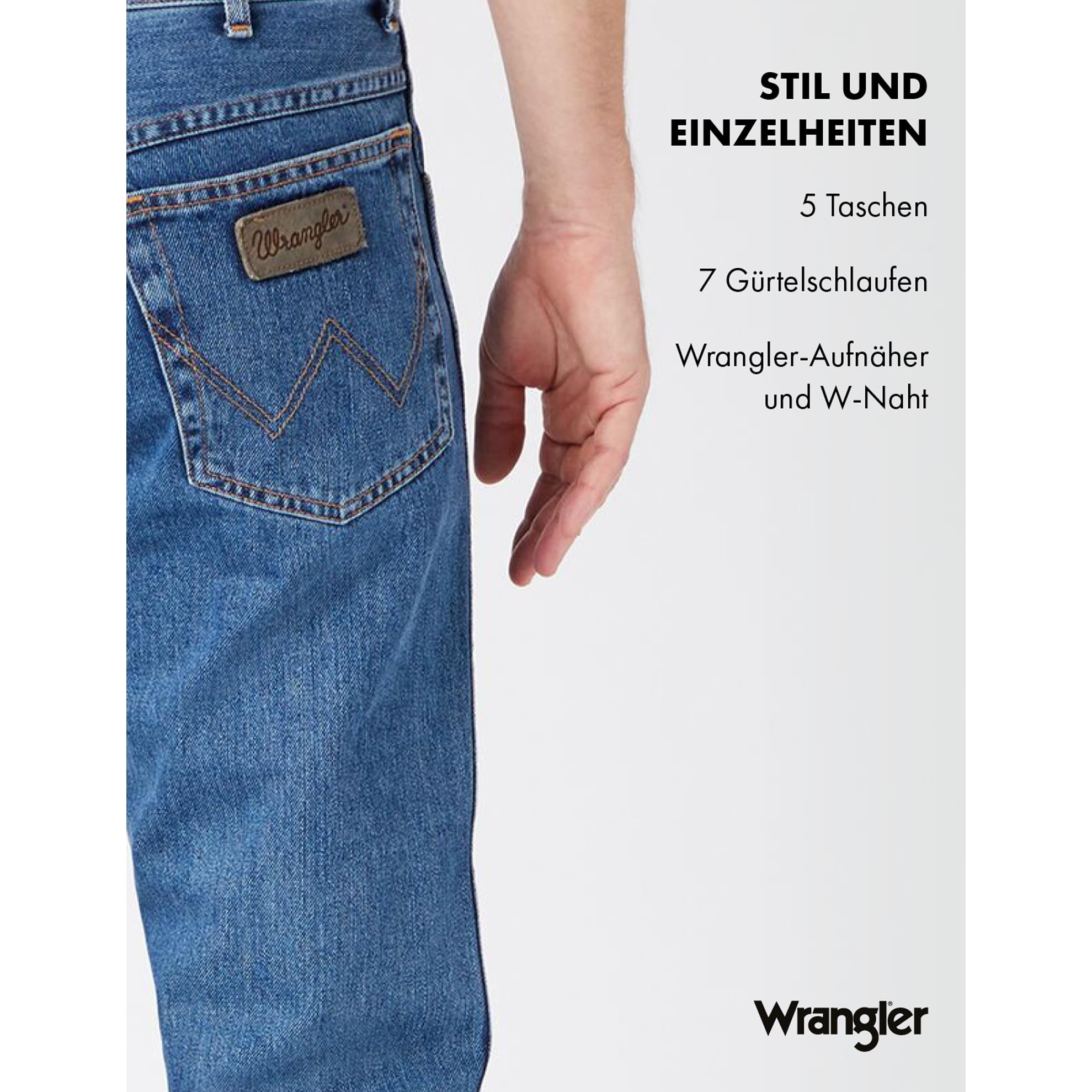 Wrangler Herren Texas Jeans – Bild 5