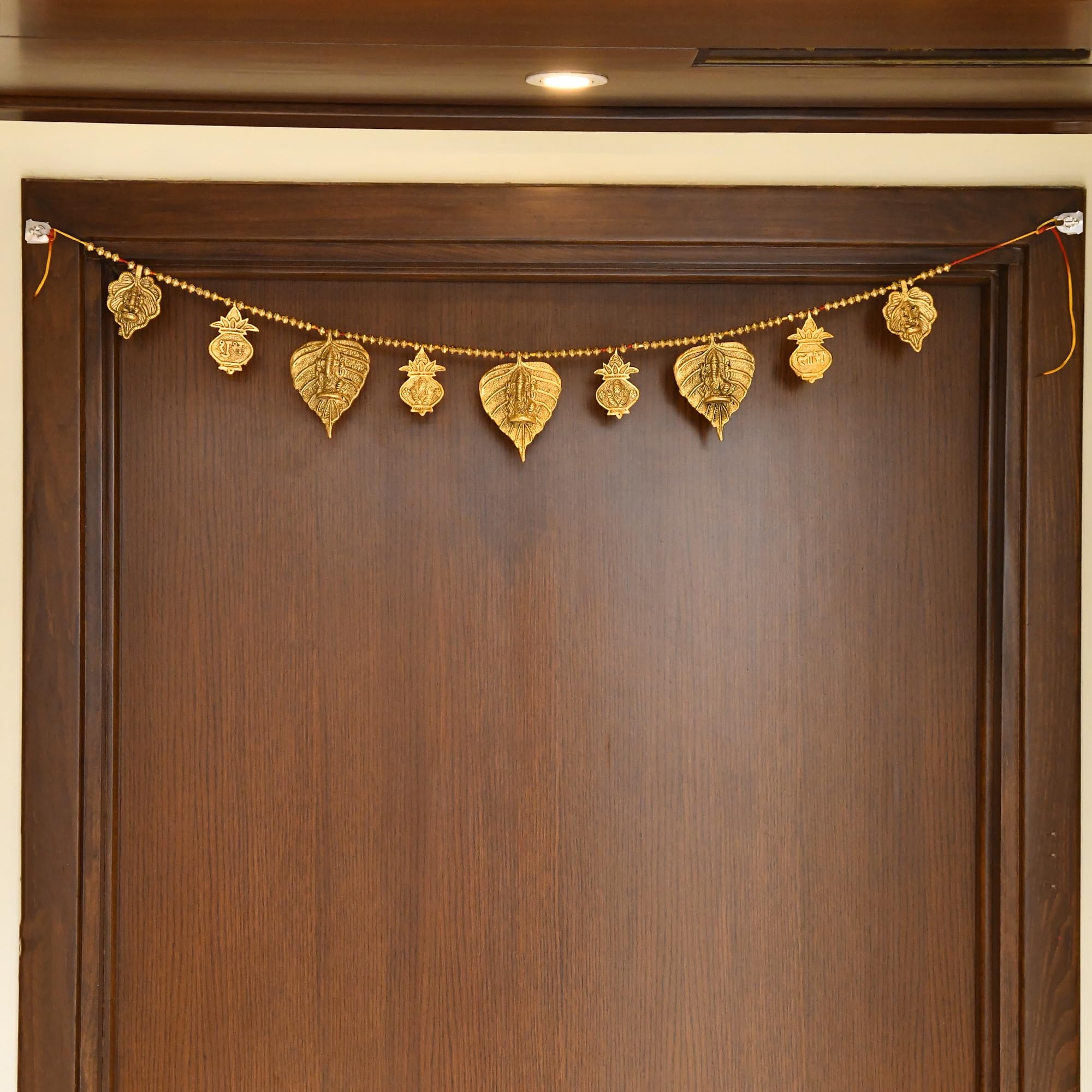 CraftVatika Diwali Toran for Main Door Entrance | Shub Labh Hanging for Door Decoration Items Hanging | Metal Bandarwal for Home Door | Traditional Ganesha Door Toran for Door Bandhanwar for Festival (B09FZJF4NB) Amazon Price History, Amazon Price Tracker