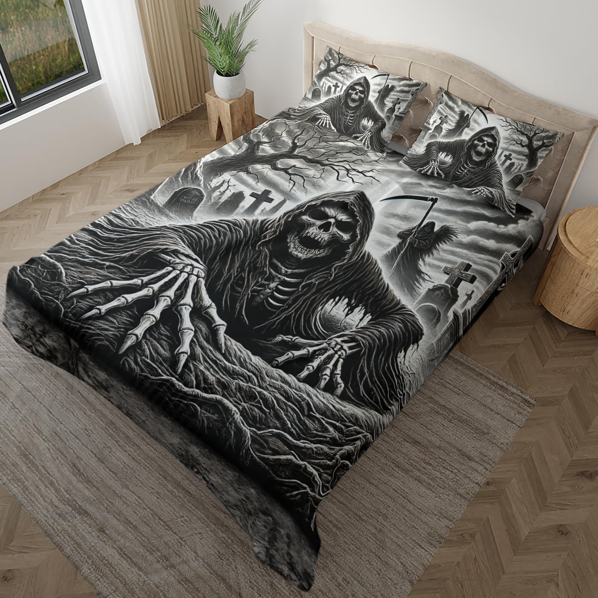 6-Piece Farmhouse Country Cottage Quilted White Reversible Daybed Cover Set