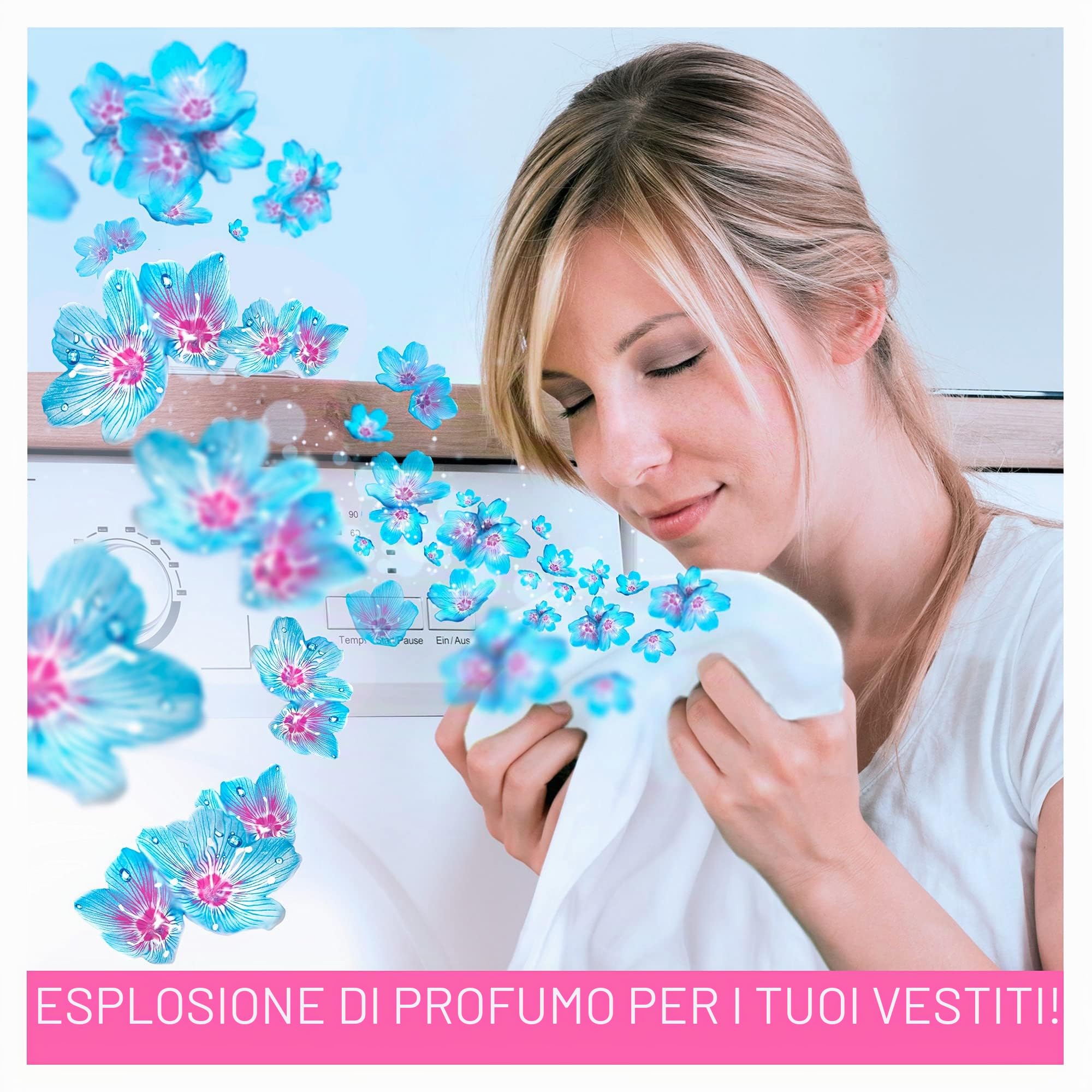 Lenor Classics Freschezza d'April, perle profumate per lavatrice, 93 lavaggi (6 x 210 g), ammorbidente per vestiti, potenziatore di freschezza per il lavaggio