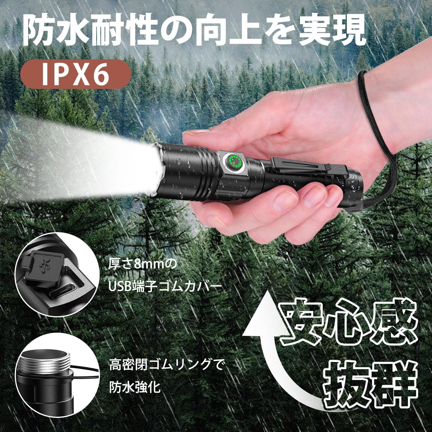 Amazon.co.jp: 懐中電灯 強力 【2026 最新の進化・超高輝度 小型 LED