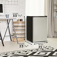 Vista 9 de Danby DCR045B1BSLDB 4.5 cu. ft. Compact Fridge with True Freezer in Stainless Steel