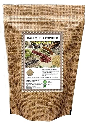 Admart Organic Herbs Black MUSLI/Kali MUSLI Kali MUSALI Powder 100 GM