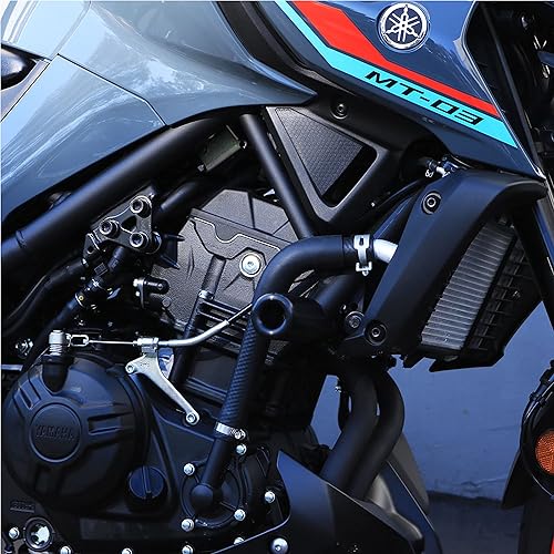 Miniatura 9 de DMP Fabricado en Estados Unidos Yam MT-03 MT 03 MT03 2016 2017 2018 2019 2020 2021 2022 2023 2024 2025 sin corte deslizadores de marco negro -