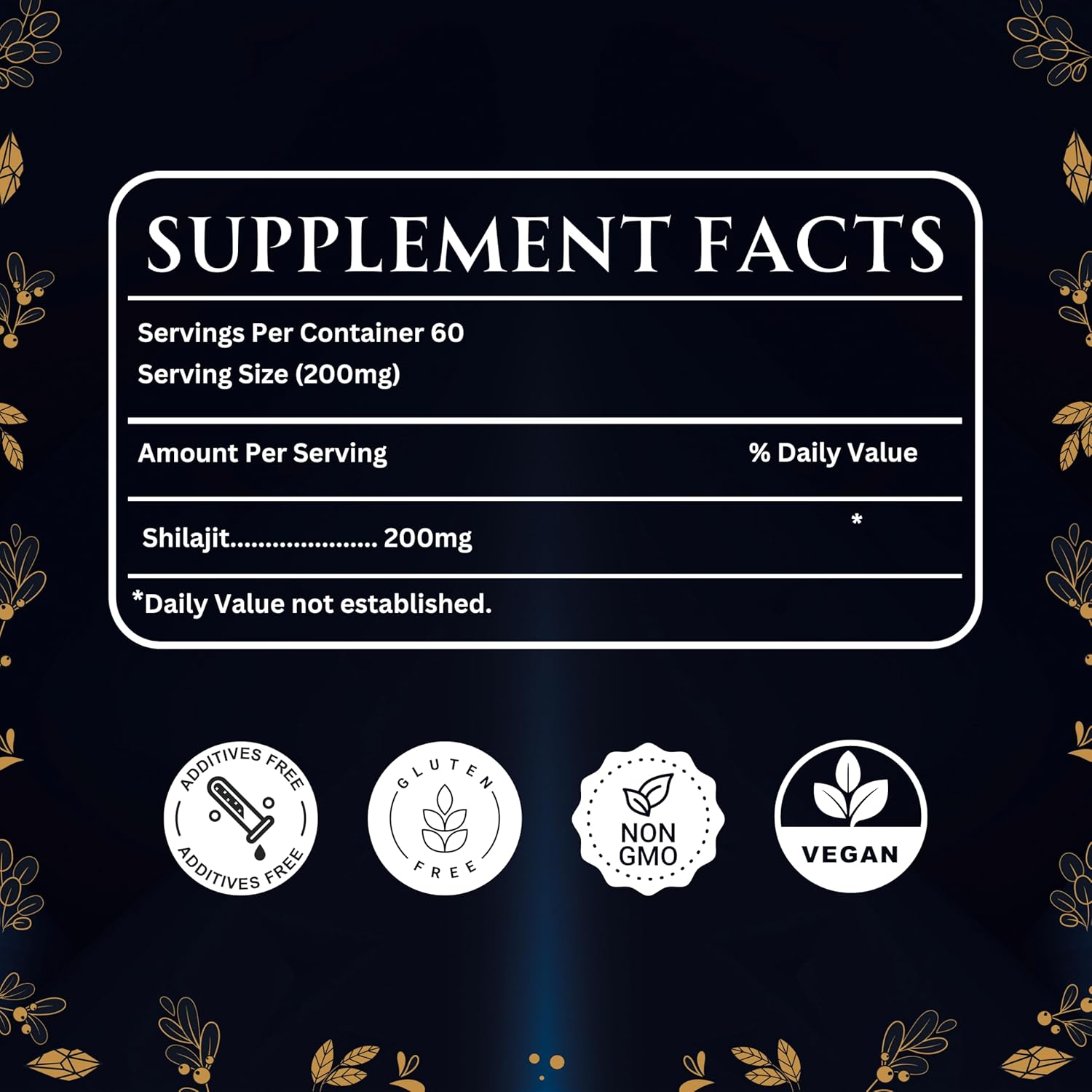 Pure Shilajit Resin Dry Drops - High Potency, Grade A, 100% Pure with Fulvic Acid & 85+ Trace Minerals for Better Energy Metabolism & Immune Support | 60 Easy-to-Take Tablets for Men & Women - Image 6