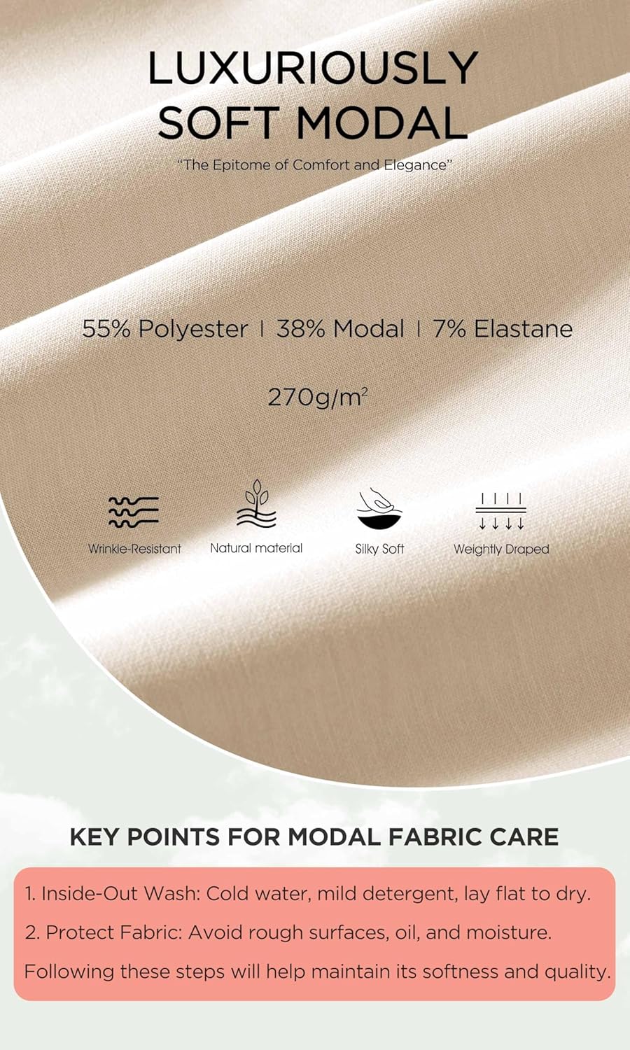 ODODOS Modal Soft Relaxed Shorts with Pockets for Women High Wasit Casual Shorts - Image 6