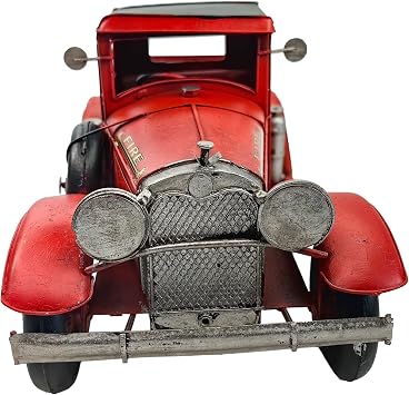 YCHTEWY-Iron Classic Red Truck Pick-up Model Collectible Vehicle Decoration, Metal Truck Christmas Decor ,Unique Blend of Vintage, Rustic, Farmhouse Truck Decor for Table Top Decor