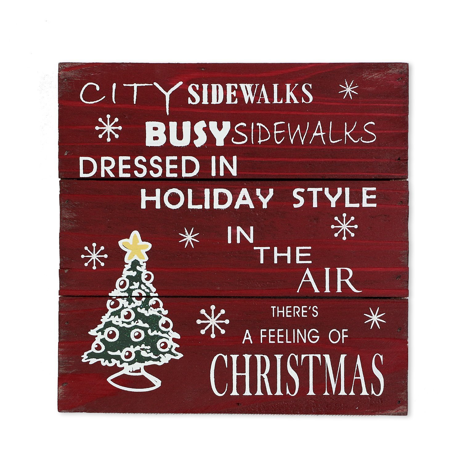 Amazon.com: Antique Style Wood Wisdom Sign City Sidewalks Busy Sidewalks  Red Holiday Decor Hanging Sign 8" X 8" : Home & Kitchen