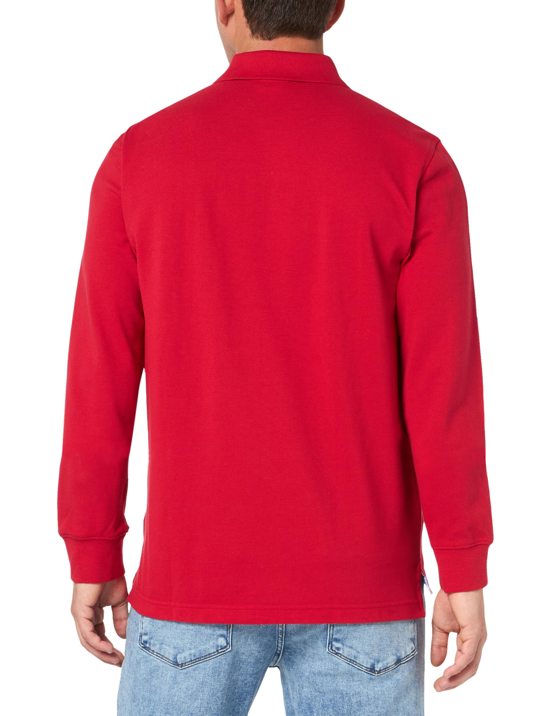 Brooks Brothers Polo A Maniche Lunghe in Piquet di Cotone Elasticizzato con Logo Polo a Maniche Lunghe in Piquet di Cotone Elasticizzato con Logo Uomo