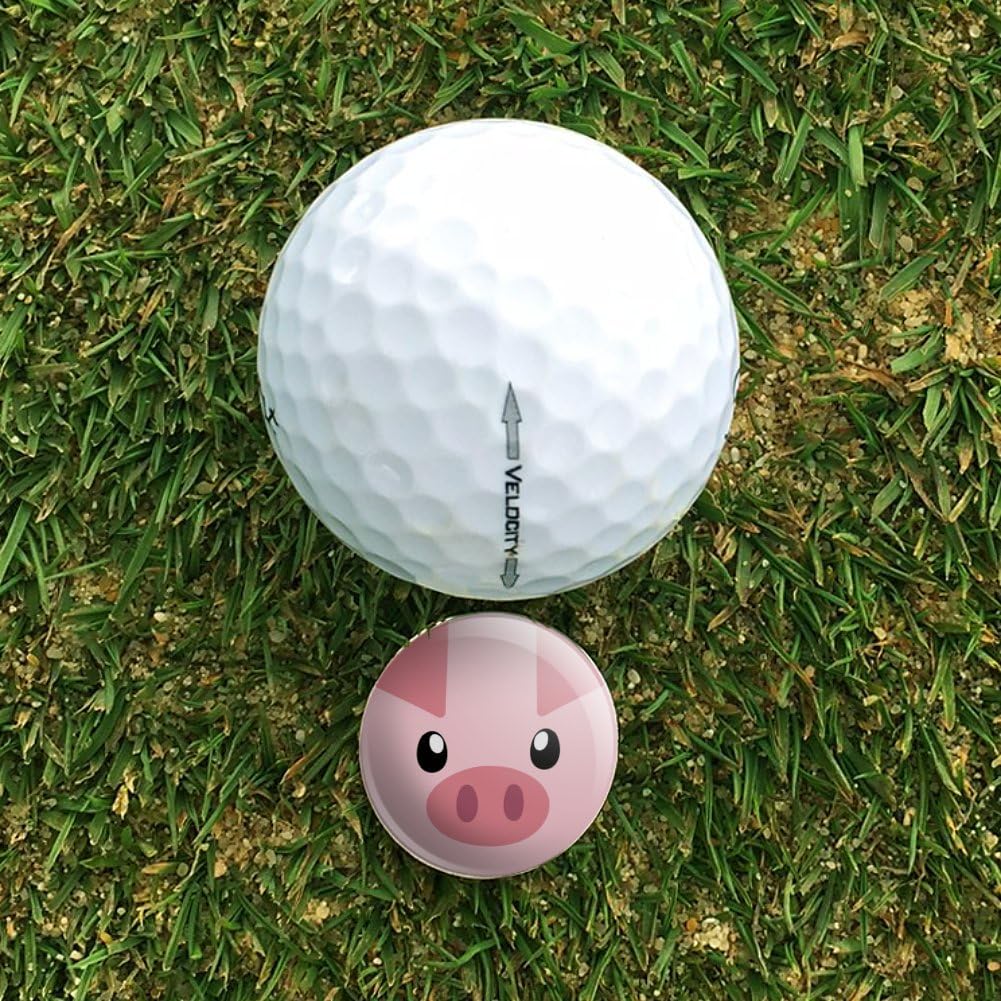 review GRAPHICS & MORE Pig Face Farm Animal Golf Hat Clip with Magnetic Ball Marker