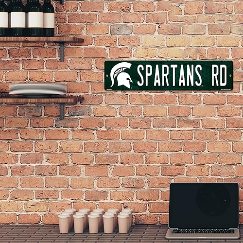 Vista 163 de Rico Industries Letrero de plástico de la NCAA de plástico de 4 x 16 pulgadas Alternativo