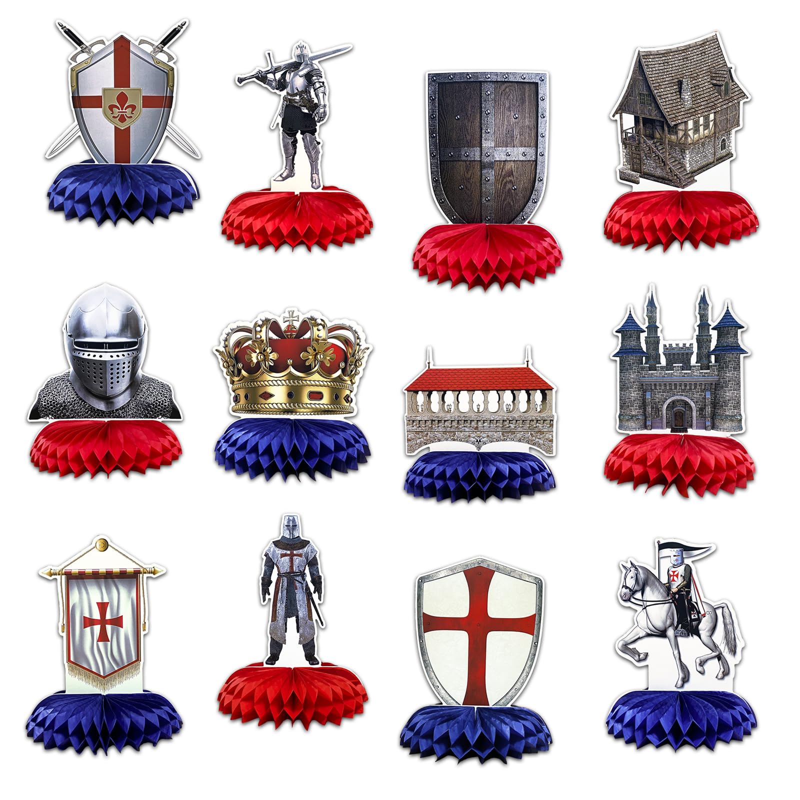 Buy AHCSMRE 12Pcs Medieval Decorations Medieval Knight Birthday Party Supplies Medieval
