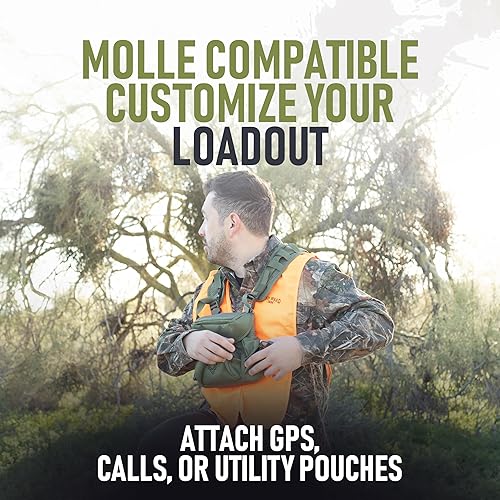 Miniatura 7 de Arnés binocular para hombres y mujeres – Nuestro arnés y funda de bino es ideal para caza, senderismo y tiro – Correas bino aseguran tus prismáticos