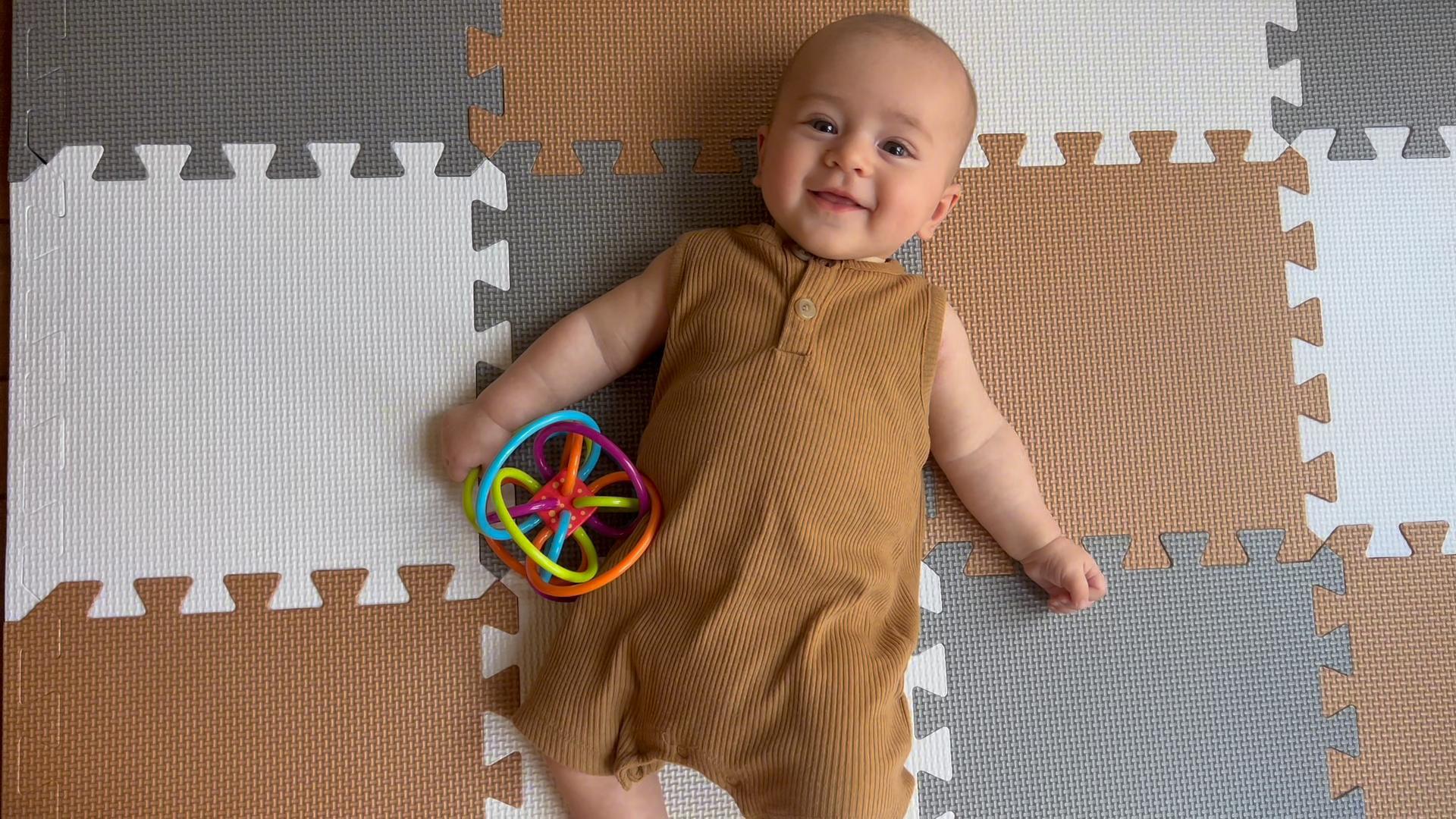Amazon.com : 16 Pcs Baby Play Mat for Floor, EVA Foam Baby Play