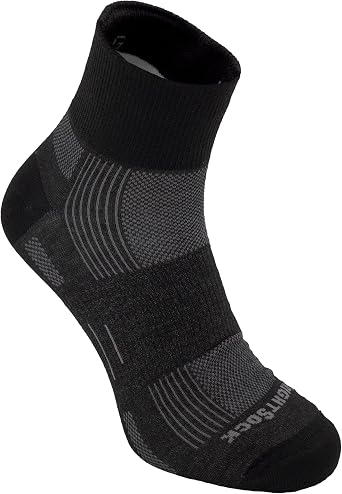 Wrightsock Explore Quarter Hiking Socks for Men and Women Cushioned, Eco-Friendly Anti Blister Socks - American Made
