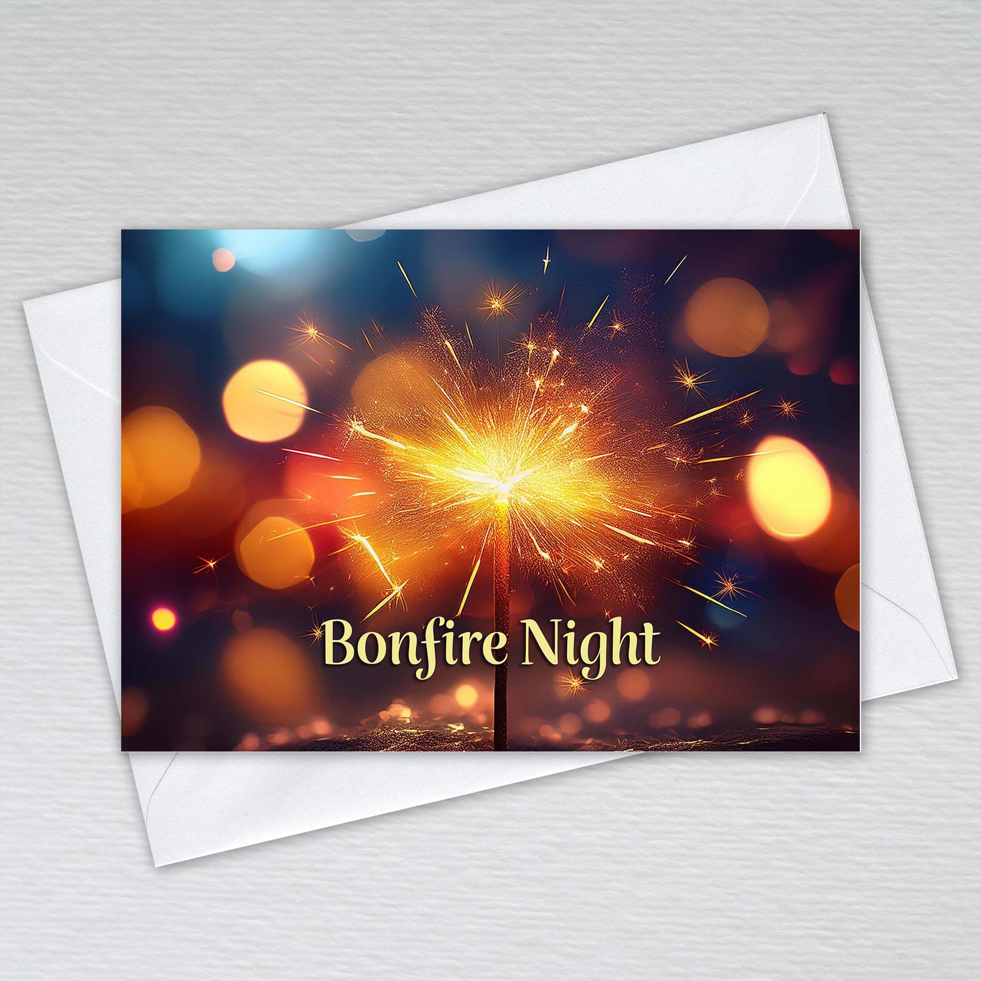 Webspectations Kids Bonfire Party Invitations Childrens Bonfire Night Invitations Guy Fawkes Fireworks Party: Sparkler Bonfire Invites (Pack of 20 with Envelopes)