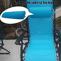 Vista 26 de Ostlttyn Zero Gravity - Almohada de repuesto para silla, color negro, 14.3 x 6.7 x 2.3 pulgadas, relleno de espuma, estilo moderno, soporte