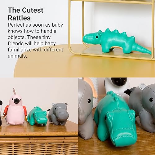 Miniatura 3 de Little Big Friends Tiny Friends  Juguete de sonajero  Animal de peluche especial  Fácil de limpiar  Vincent el elefante