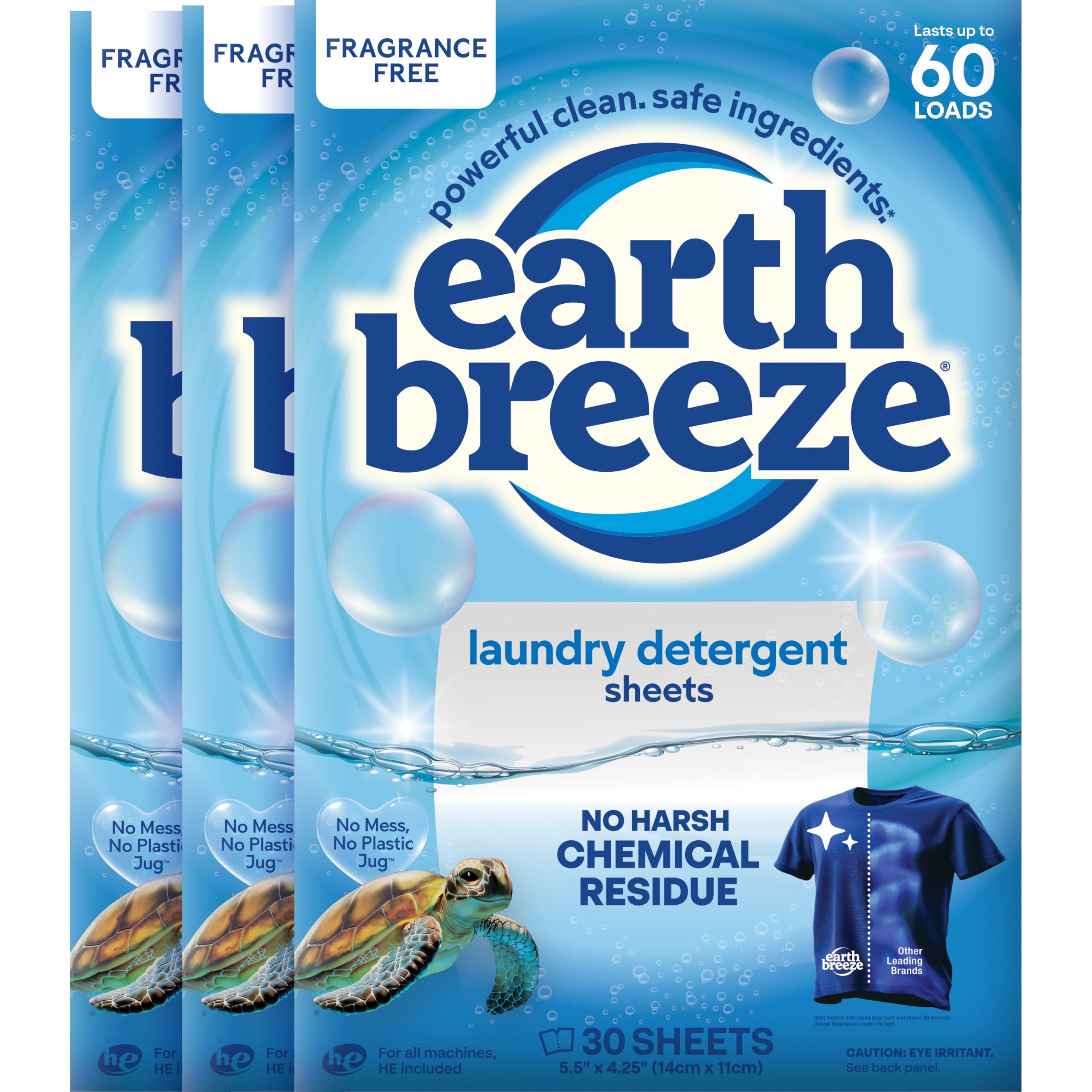 Earth Breeze Laundry Detergent Sheets