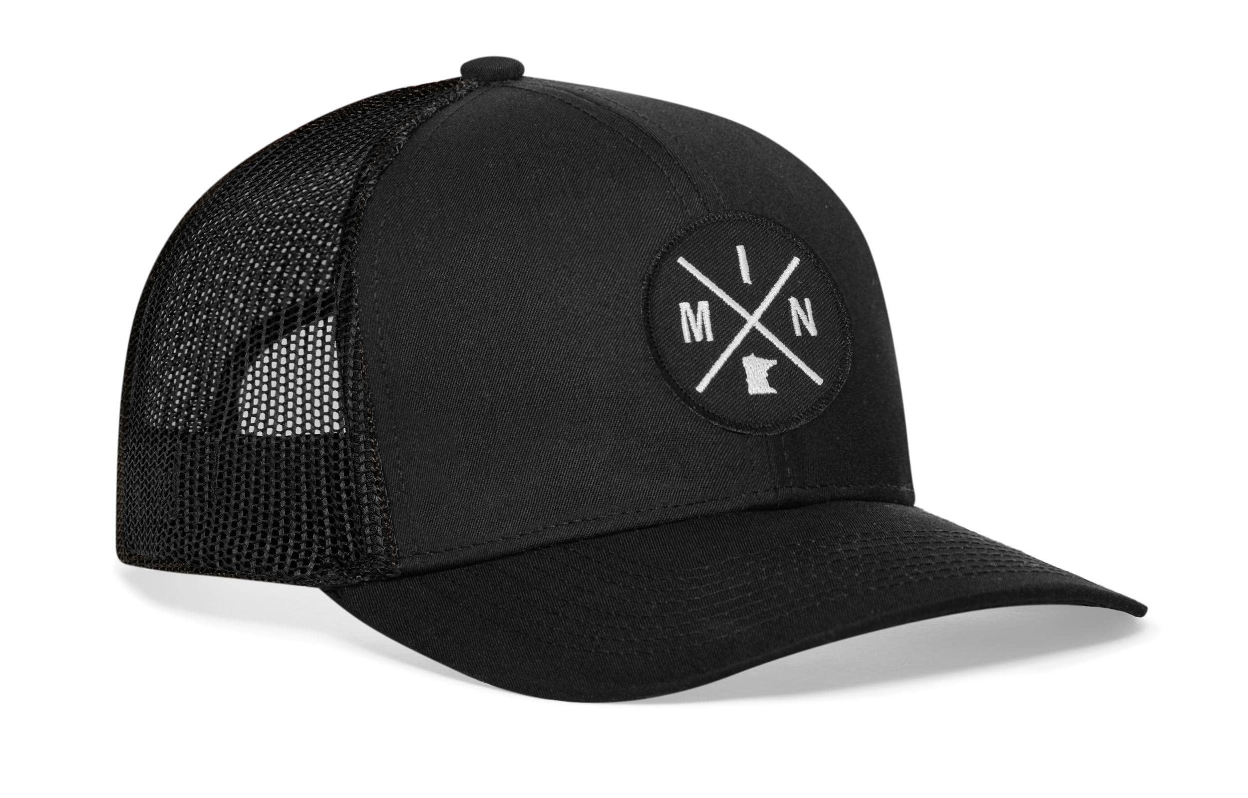 HAKACity X Trucker Hat for Men & Women, Adjustable Baseball Hat Mesh Snapback Golf Hat