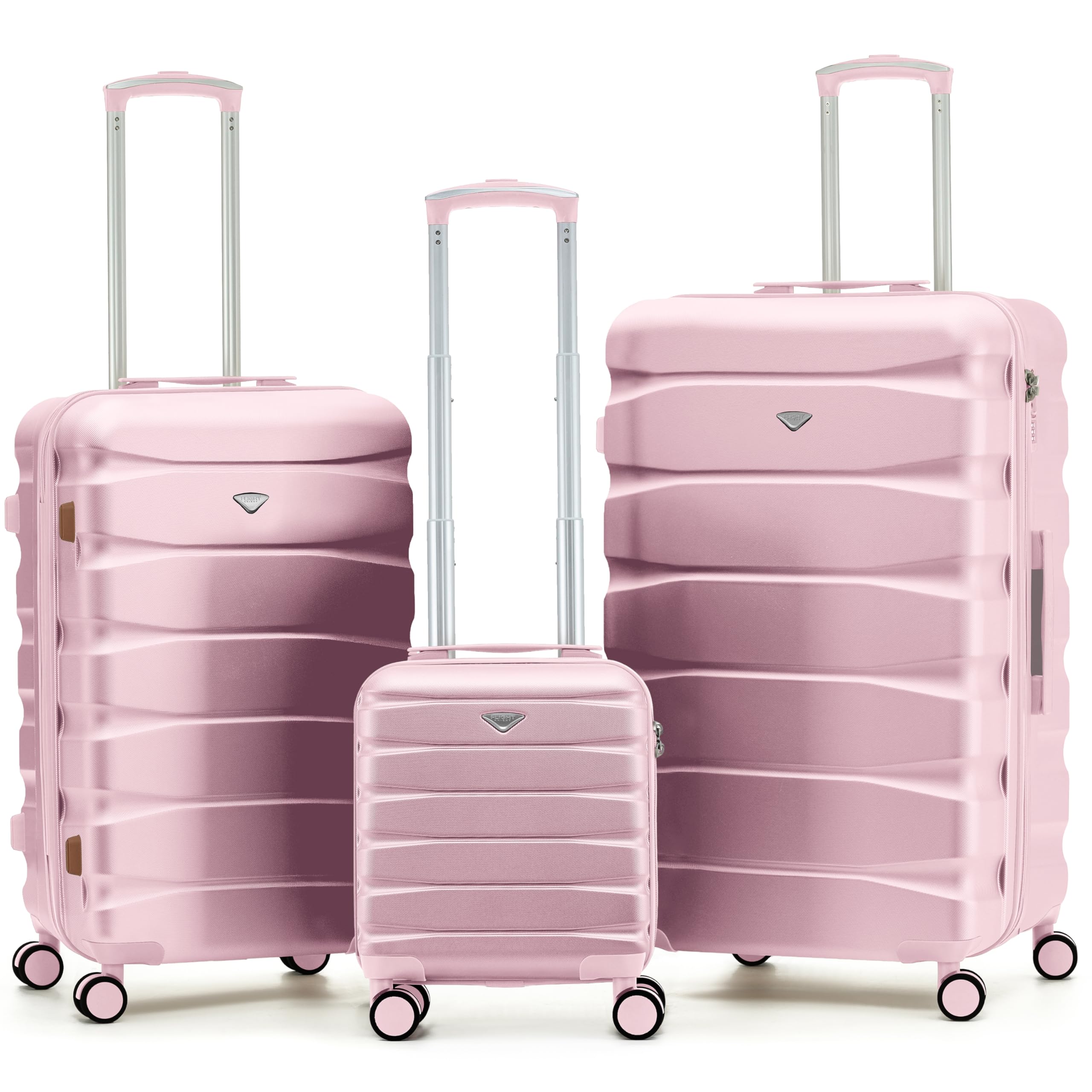 Flight Knight Underseat Cabin Suitcase 45x36x20cm | Free Hand Luggage for EasyJet & Wizz Air | Lightweight ABS Hard Shell with 8 Silent-Glide Spinner Wheels | Max Space Travel Bag — view 196