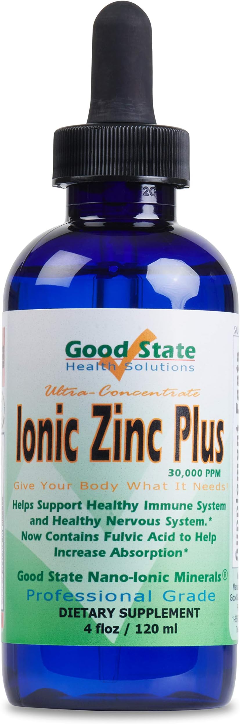 Good State Liquid Ionic Zinc Plus Ultra Concentrate (10
