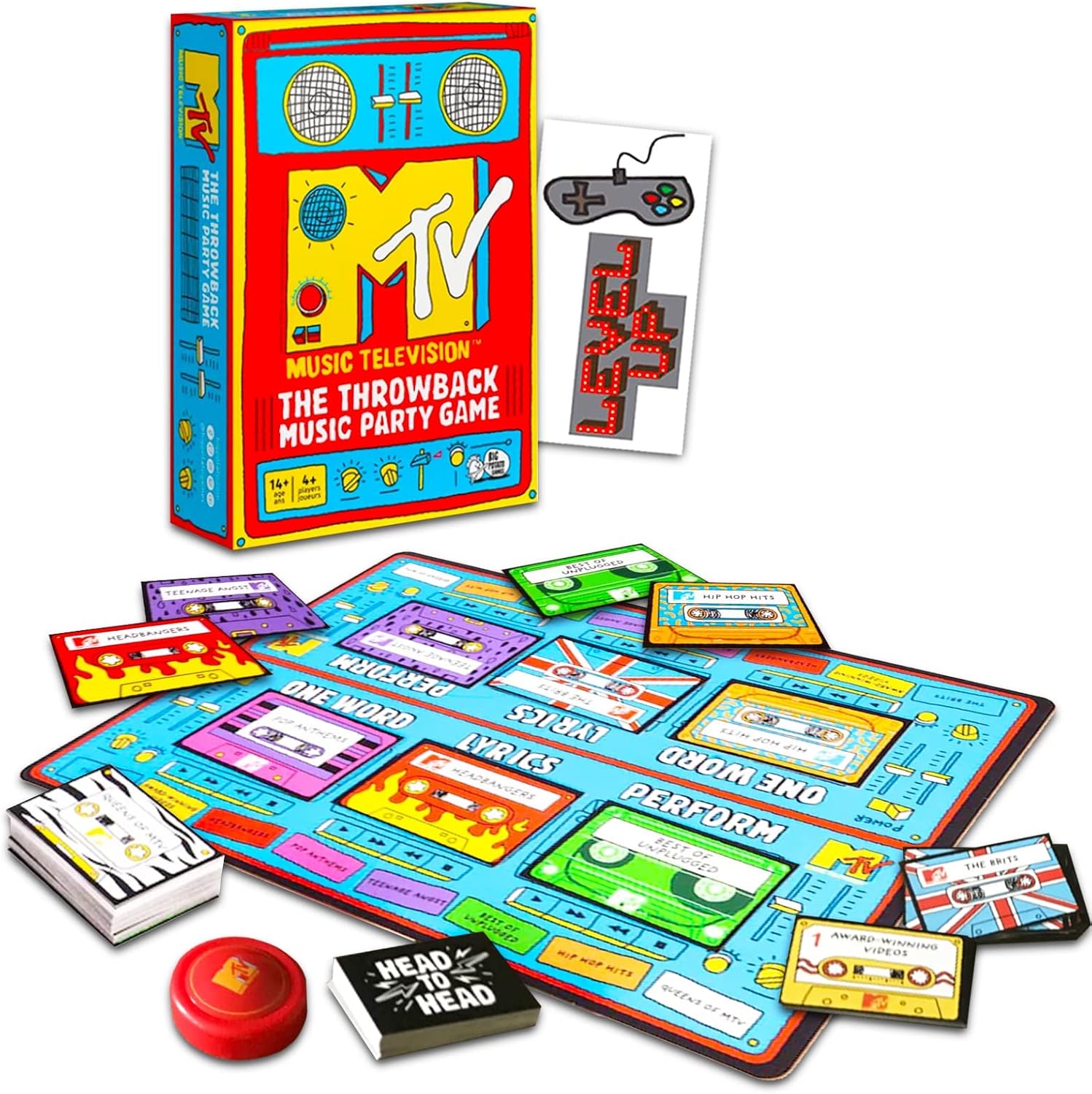 MTV Music Trivia Game for Adults, Teens, Kids MTV