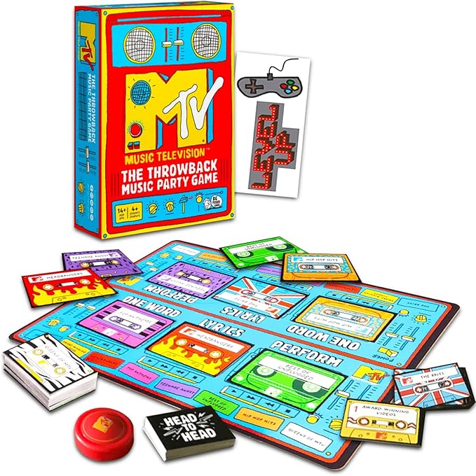 MTV Music Trivia Game for Adults, Teens, Kids MTV