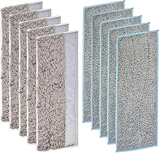 Coodss Mopping Pads Parts - 5 Wet Pads 5 Dry Pads Washable Mopping Cloth for iRobot Braava Jet M6 Vacuum Cleaner Price In India