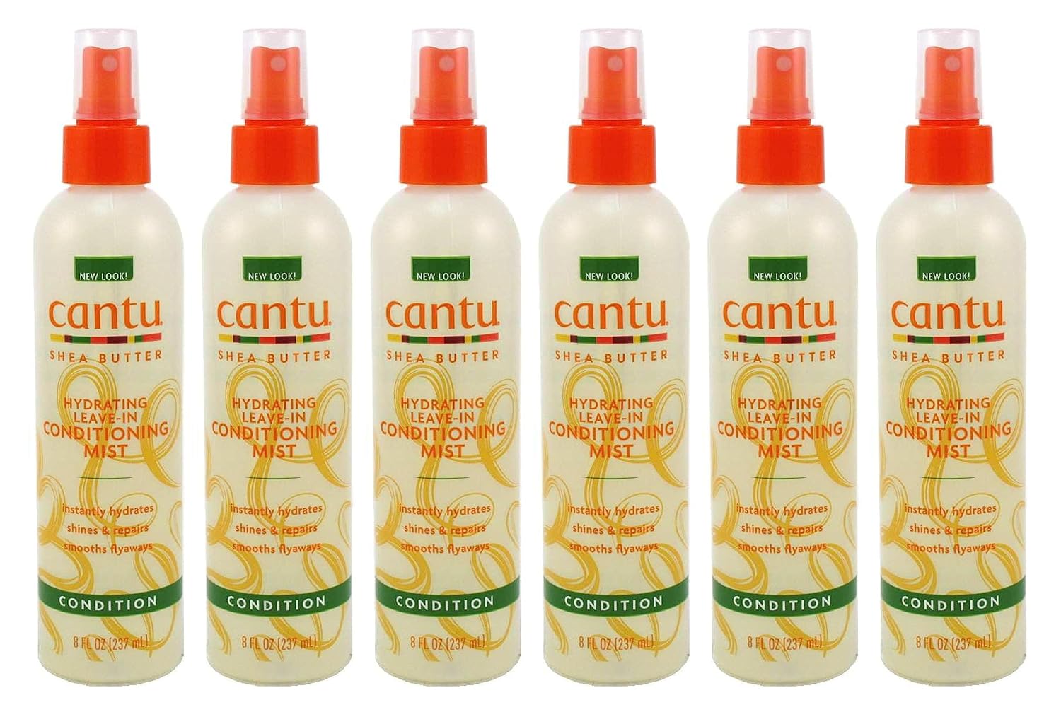 Cantu Shea Butter Leave-In Conditioning Mist 8 Ounce (Pack of 6)
