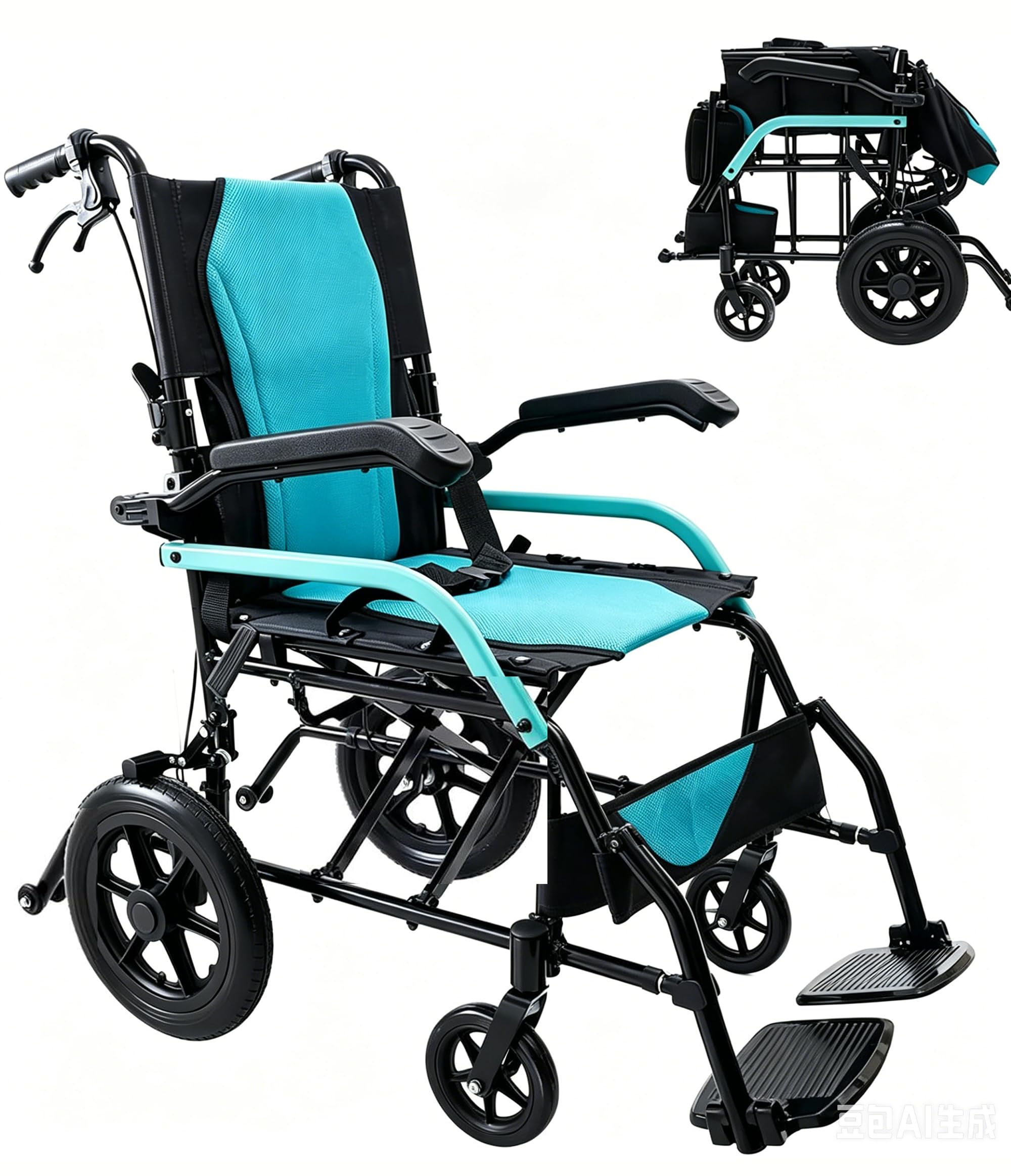 Amazon | Aianurm 車椅子 車いす 介助用車いす 折りたたみ 軽量