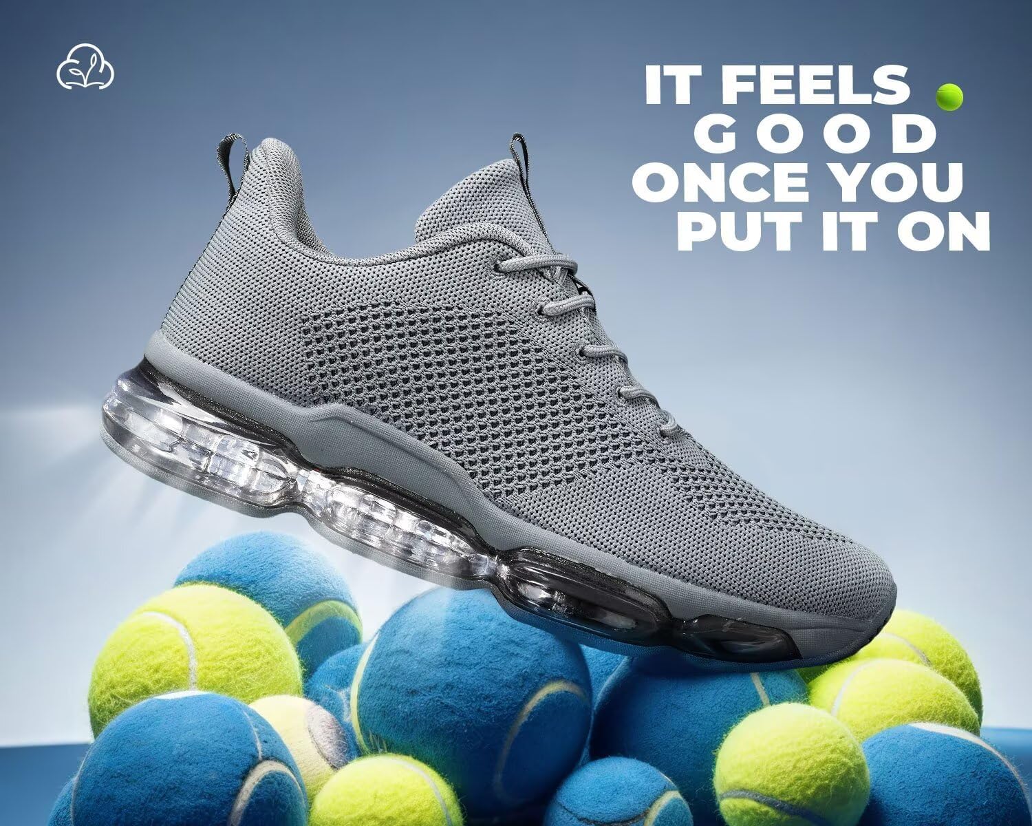 Men's Air Cushion Running Shoes Breathable Tennis Fashion Sneakers Non Slip Workout Casual Sport Shoes Gym Training Comfortable Walking Shoes - Image 4