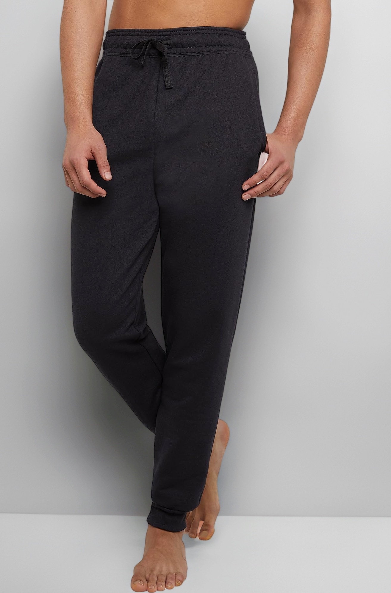 Hanes Men's Jogger Sweatpants, EcoSmart Jogger Sweatpants for Men, Men's Fleece Lounge Pants