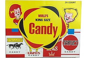 World Confections Candy Cigarettes, 24-Pack