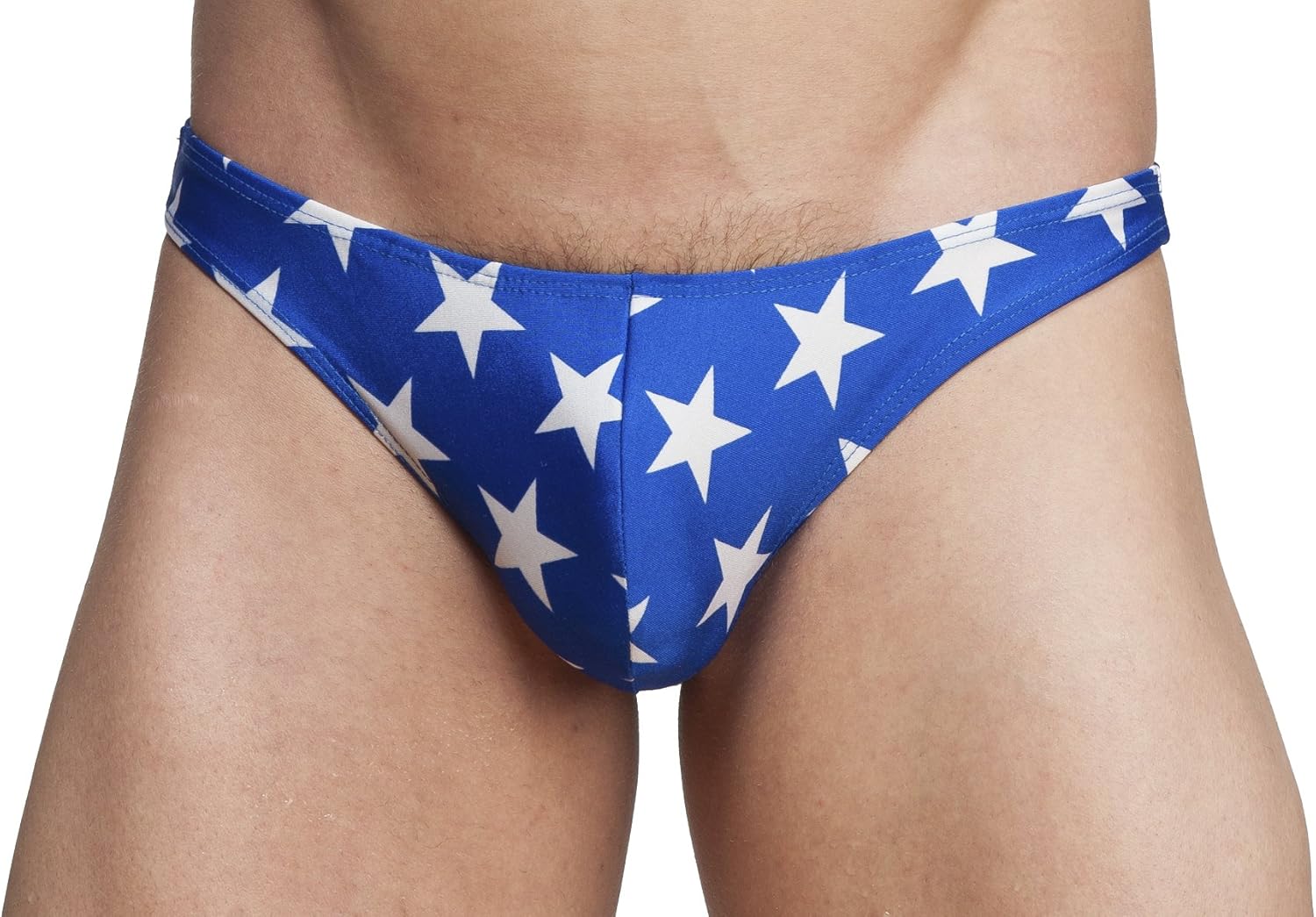 Gary Majdell Sport Mens Unique Print Contour Pouch Thong Swimsuit - Image 2