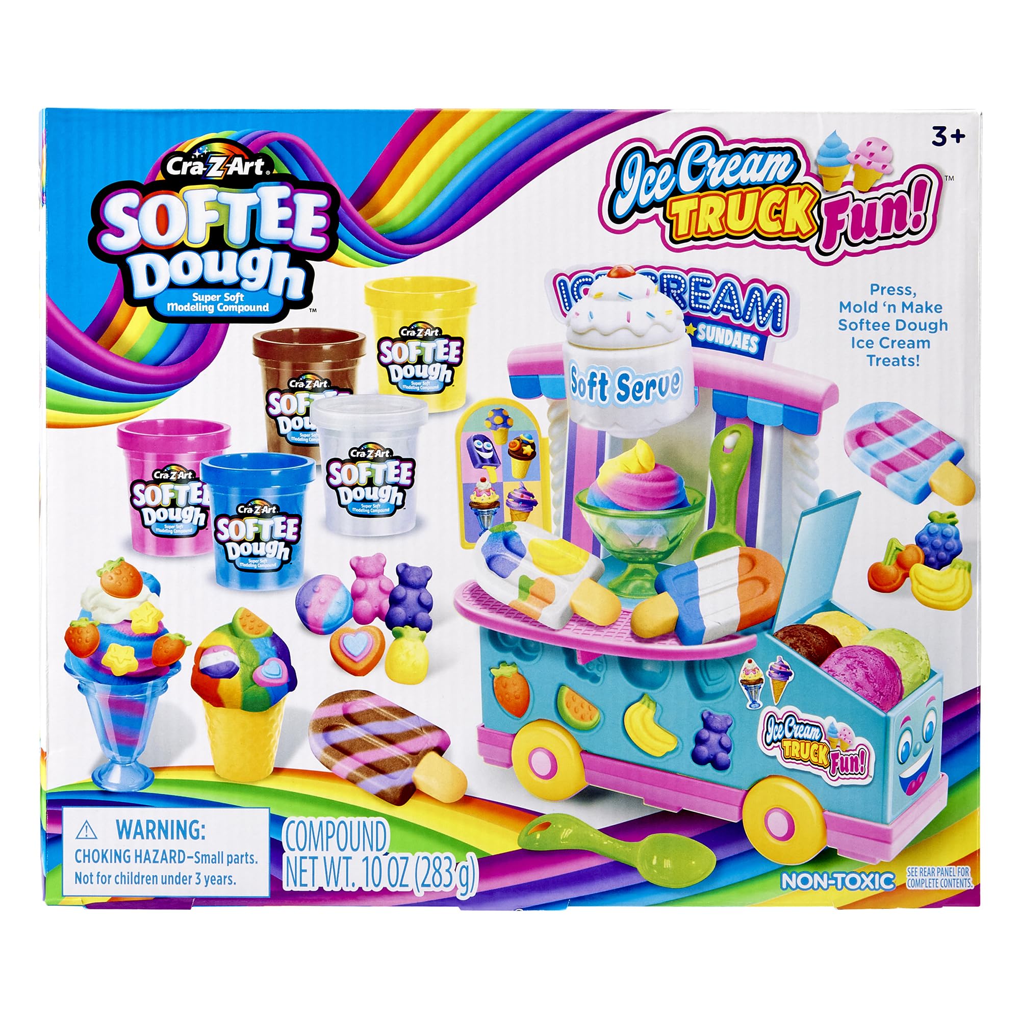 Amazon.com: CRA-Z-Art Softee Dough Ice Cream Truck Playset