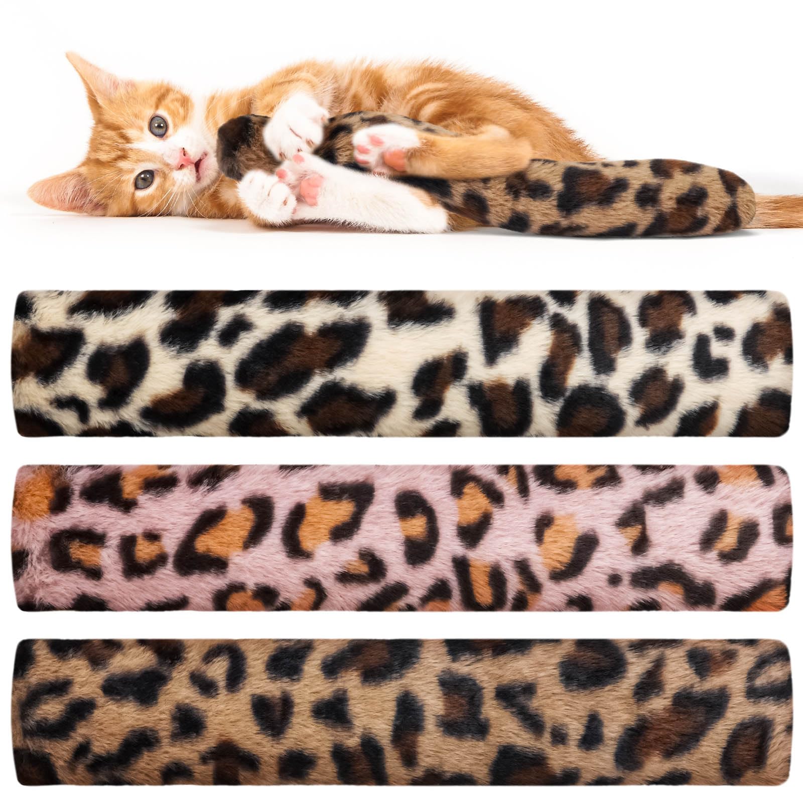 OSDUE Cat Catnip Toys, 3 Pack Kitten Toys Gradient Color Pillows, Interactive Cat Teeth Toy, Interactive Plush Cats Toy