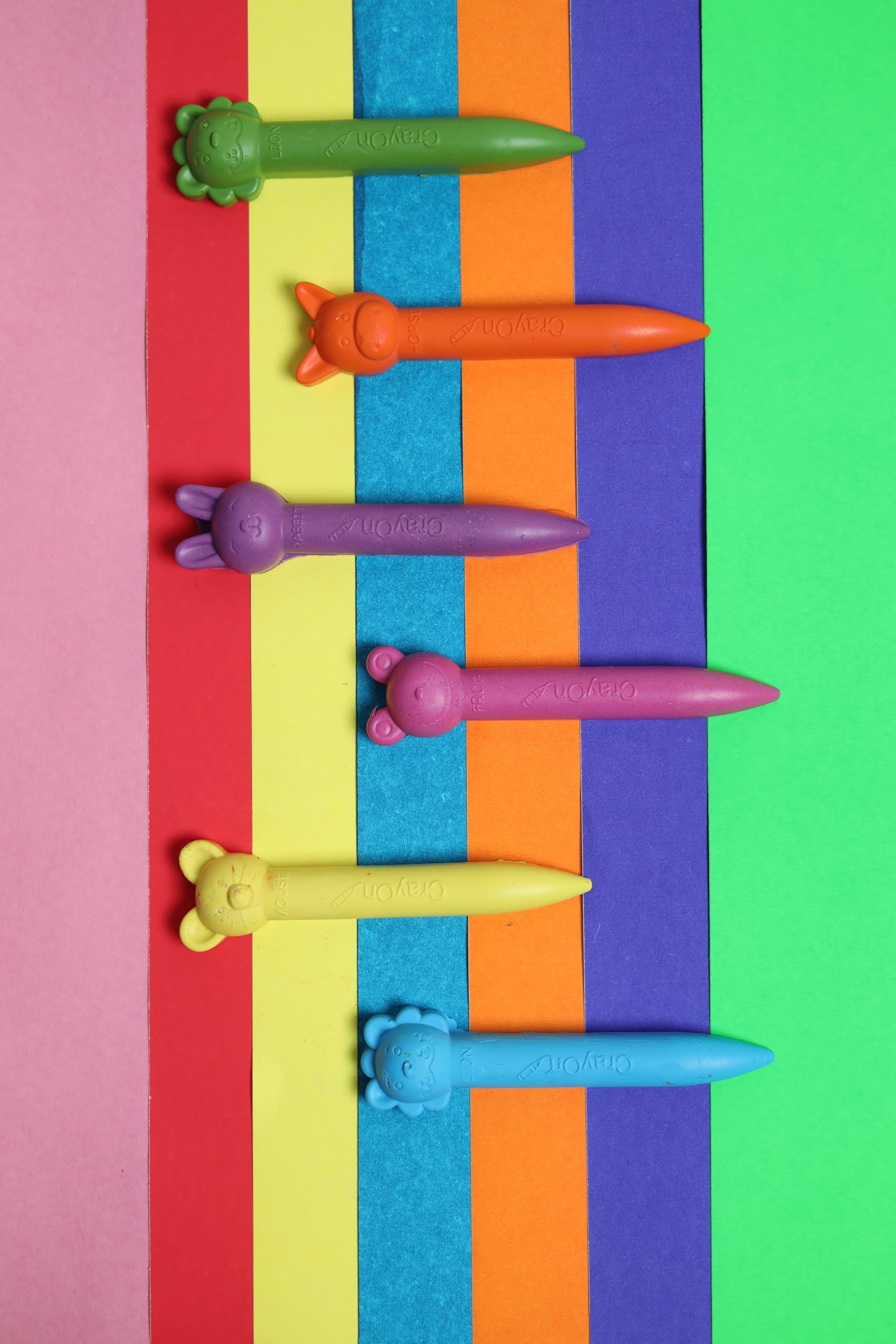 Peekado Animal Head Crayon Pencil Pack of 12 | Handmade | Non Toxic | Fun Shaped | Child Safe | Return Gift for children 2+, Multicolor (B09TPK8W6M) Amazon Price History, Amazon Price Tracker