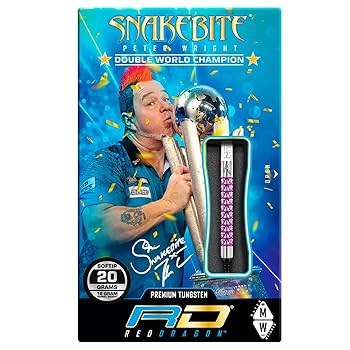 Amazon | Red Dragon Peter Wright Snakebite Vyper Softip: 20
