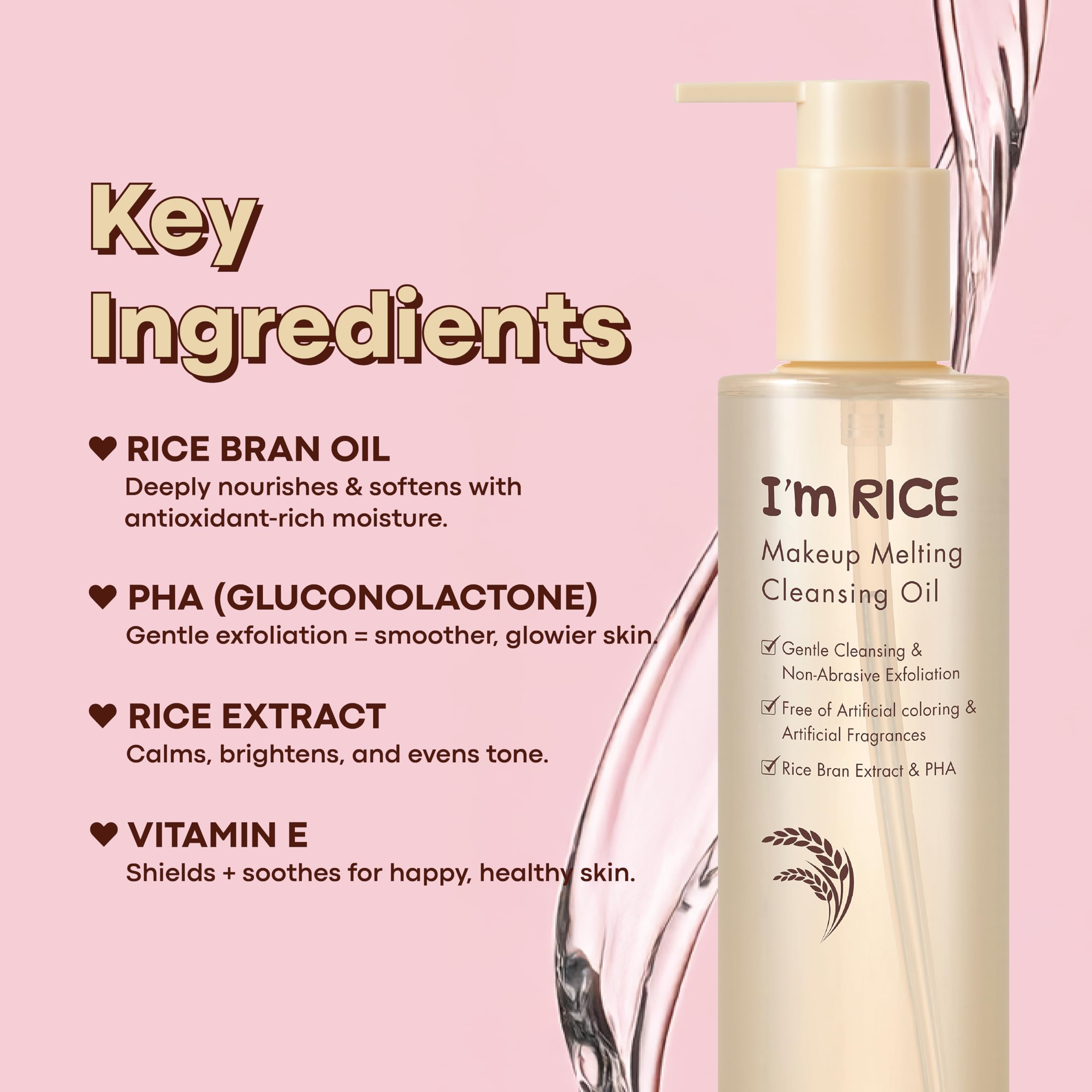 Amazon.com: TONYMOLY I'm Rice Makeup Melting Cleansing Oil – 215ml