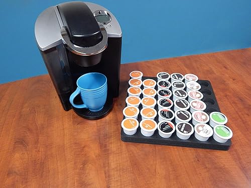 Miniatura 7 de Polar Whale - Bandeja organizadora de cápsulas de café para cocina, hogar y oficina, impermeable, lavable y compatible con Keurig K-Cup
