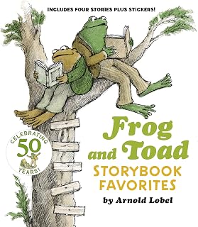 Frog and Toad Storybook Favorites: 4 Classic Hardcover Books + Stickers | Arnold Lobel I Can Read Level 2 for Ages 4-8
