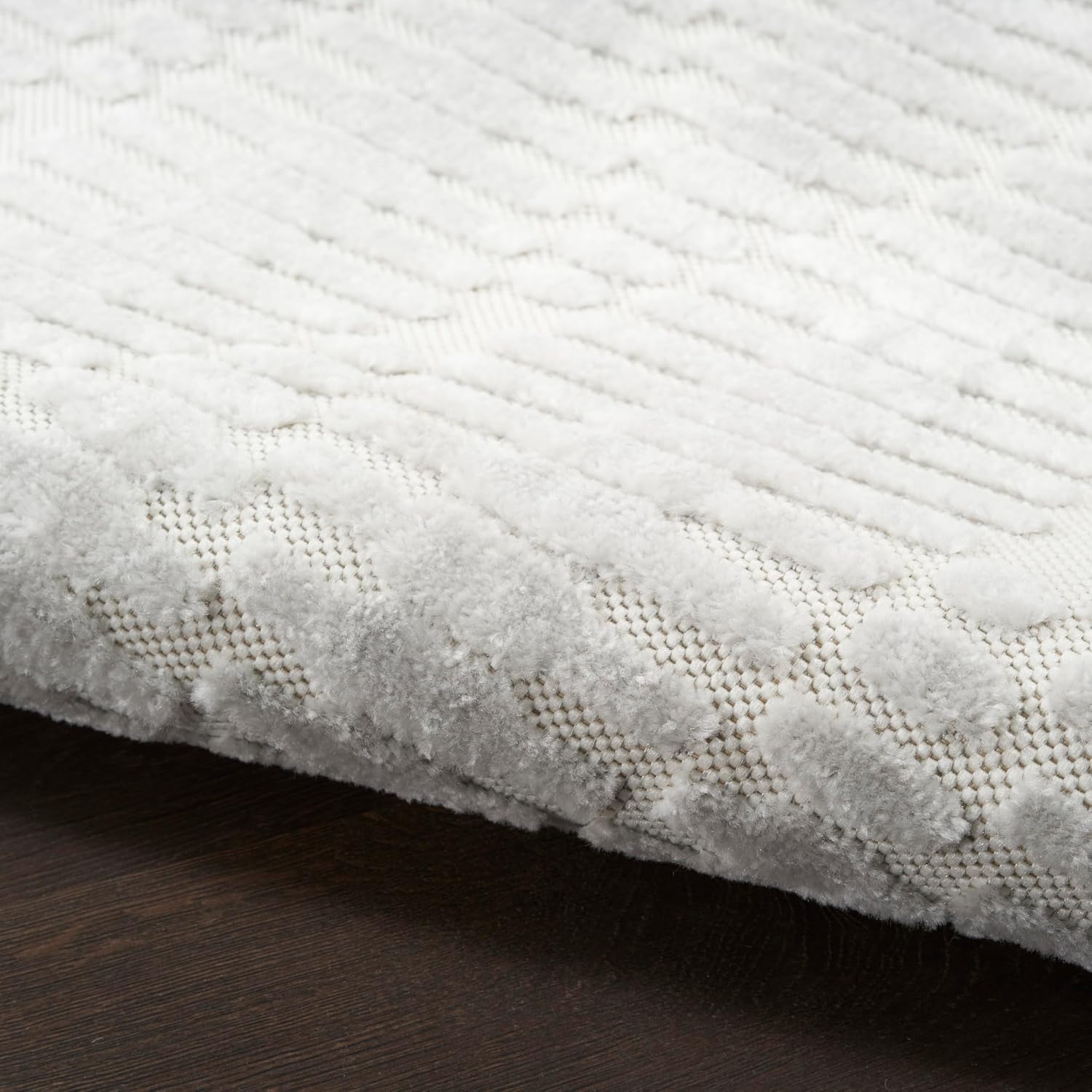 Nourison Home Casual Light Grey 2' x 6' Area Rug - Easy Clean, Non Shedding, Bed Room, Living Room, Dining Room, Kitchen (6' Runner)