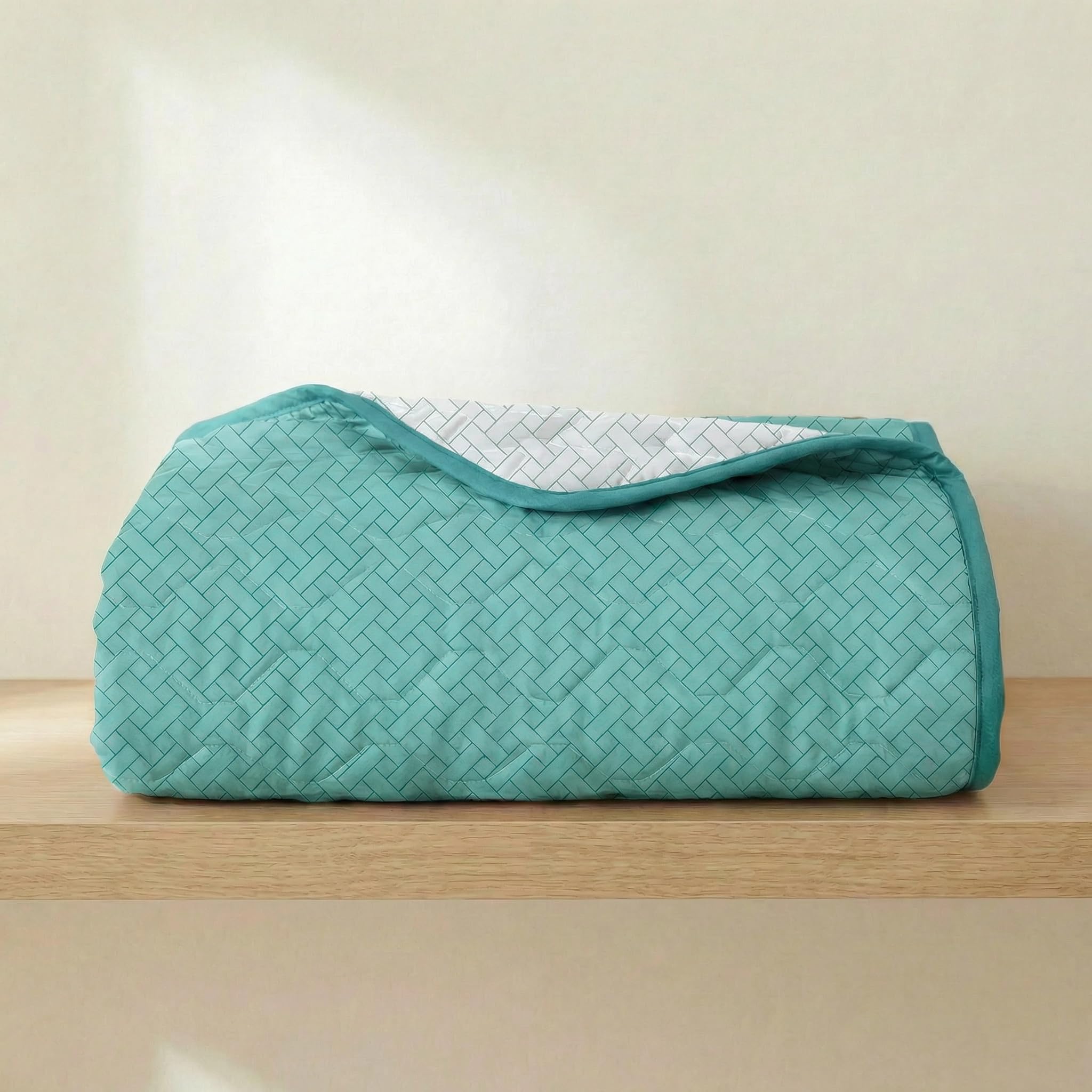 Mahome Colcha individual para primavera y verano, 100% puro algodón, 170 x 260 cm, ligera, reversible – Colcha acolchada suave transpirable hipoalergénica – Fabricado en Italia – Simme Tiffani