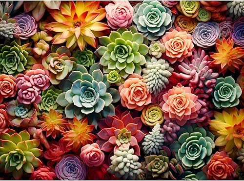 Miniatura 13 de Ausanrl Pintura de Diamantes de Flores para Adultos - Kit de Arte de Gemas de Plantas de Flores Amigable para Principiantes para Decoración de Pared